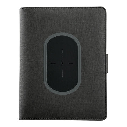 Carnet multifonction avec chargeur sans fil – organiseur A5, recharge mobile