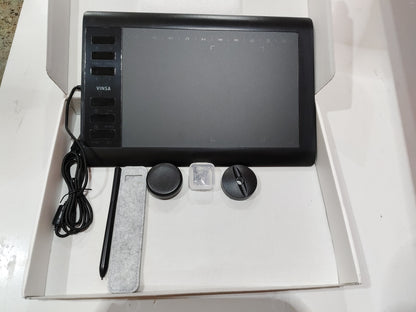 Tablette graphique numérique 1060PLUS – zone active 10×6 pouces, stylet rechargeable, 8192 niveaux de pression, 8 Go intégrés