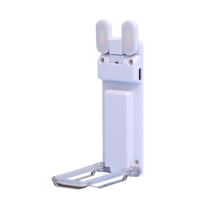 Lampe de lecture à clip Biswitch – rechargeable USB, double interrupteur, lumière douce de nuit