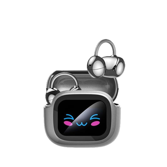 Casque Bluetooth HTC Burmester NE32 - Écouteurs Ouverts avec IA dans leur boîtier élégant.