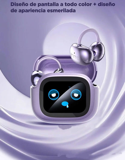 Casque Bluetooth HTC Burmester NE32 - Écouteurs Ouverts avec IA avec design coloré et élégant.