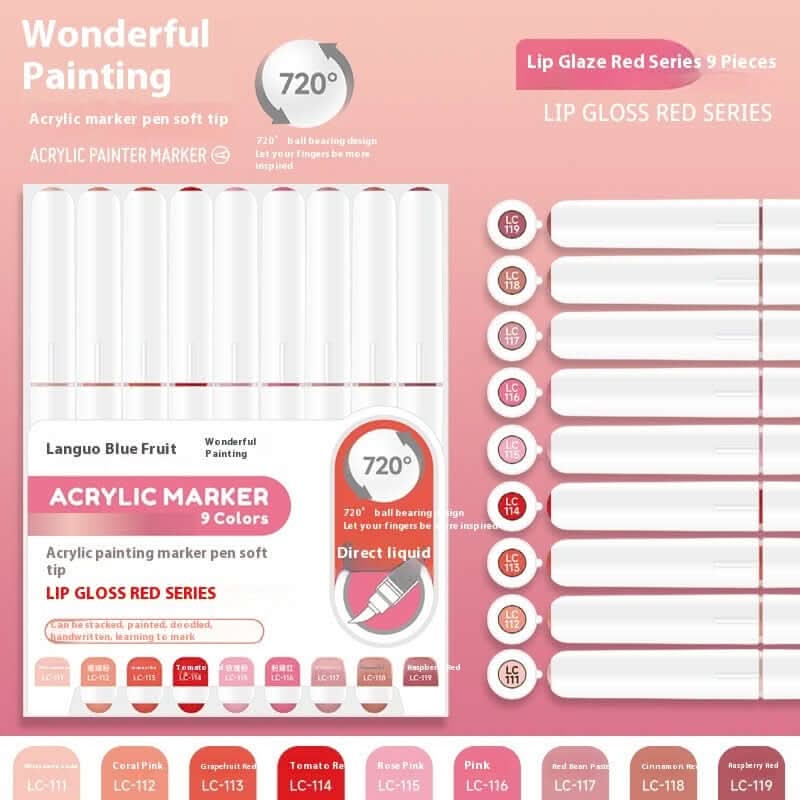 Soft head acrylic marker