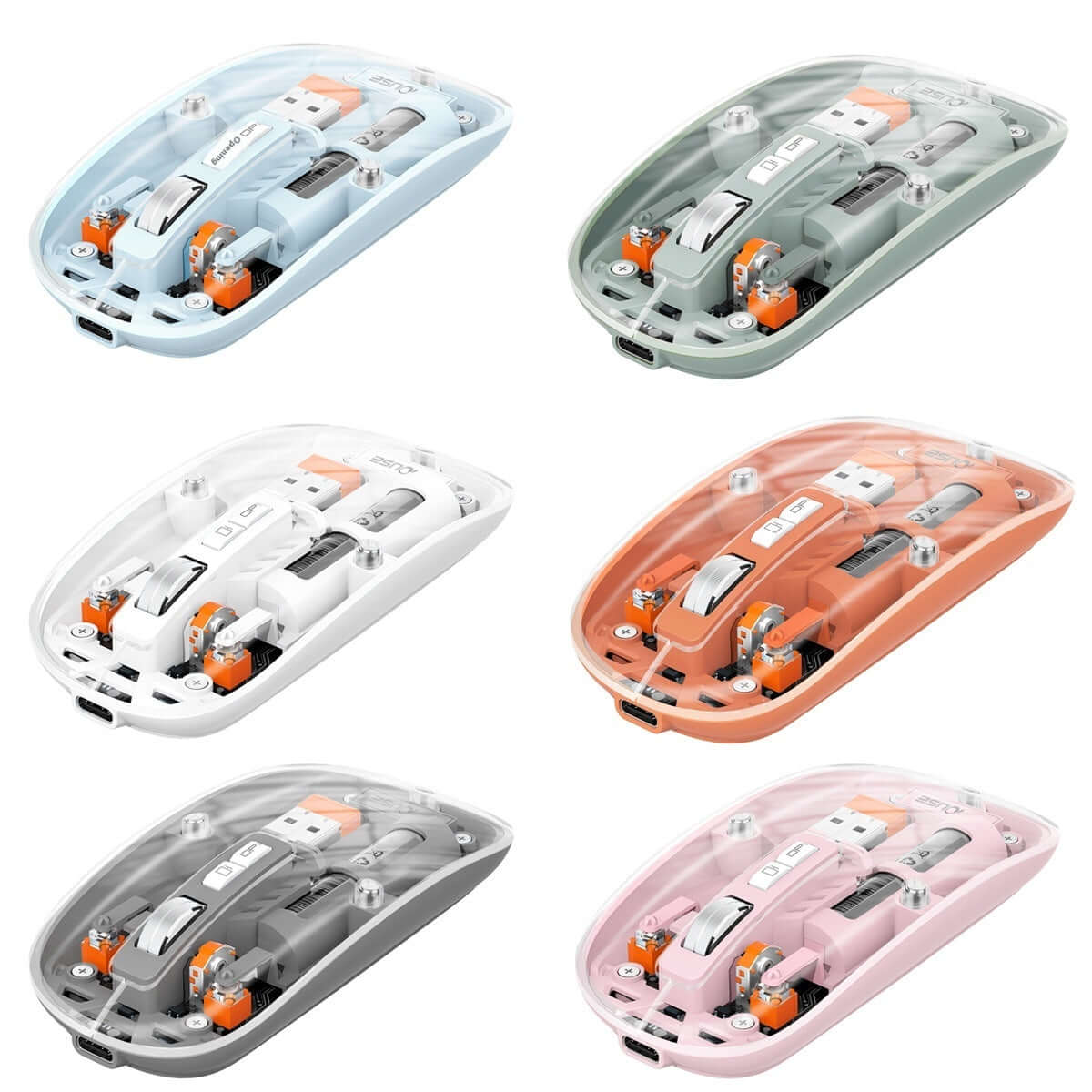 Souris Sans Fil Transparente