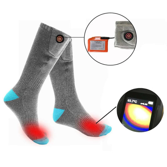 Chaussettes chauffantes rechargeables – chaleur constante