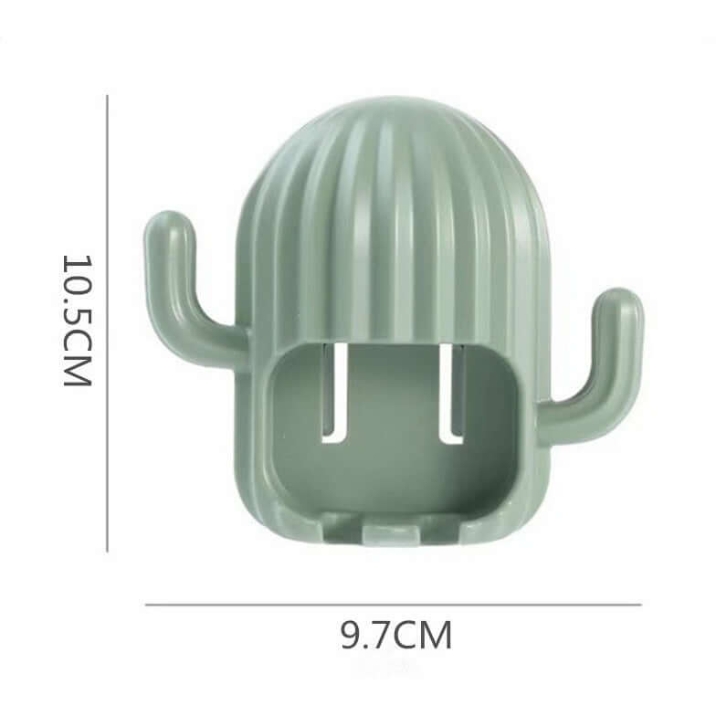 Porte-brosse à dents mural en forme de cactus