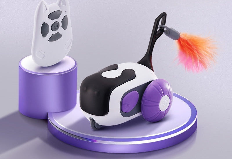 Jouet électrique interactif pour chat – voiture télécommandée Smart Funny Cat