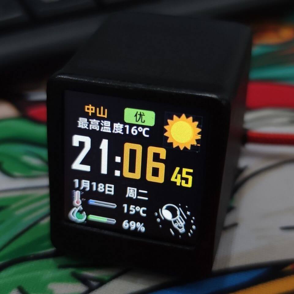 Horloge Météo de Bureau WiFi