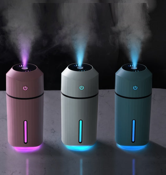 Humidificateur de Voiture avec Lumière d’Ambiance & Recharge Sans Fil
