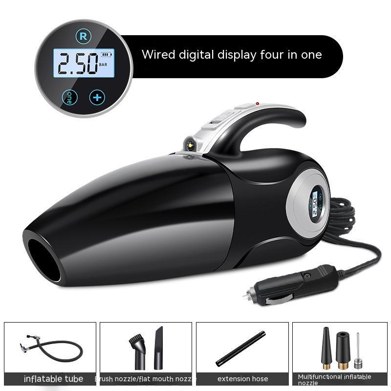 Car Cleaner multifonction – aspirateur portable avec pompe à air et chargeur sans fil Qi