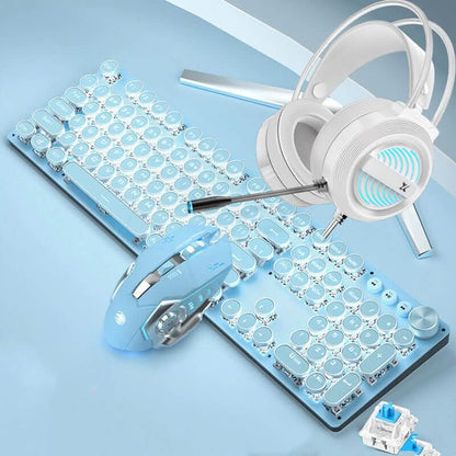 Ensemble clavier mécanique + souris filaire