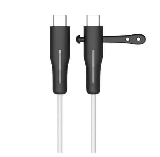 Cache câble en silicone anti-casse – Protection durable pour câble de charge