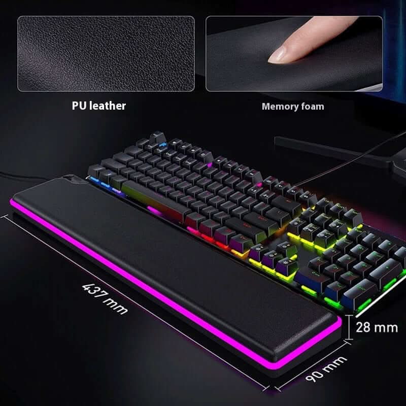 Support de Clavier RGB avec Repose-Poignet