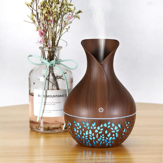 Diffuseur d’arômes Mini Petal – vase creux créatif, humidificateur USB compact