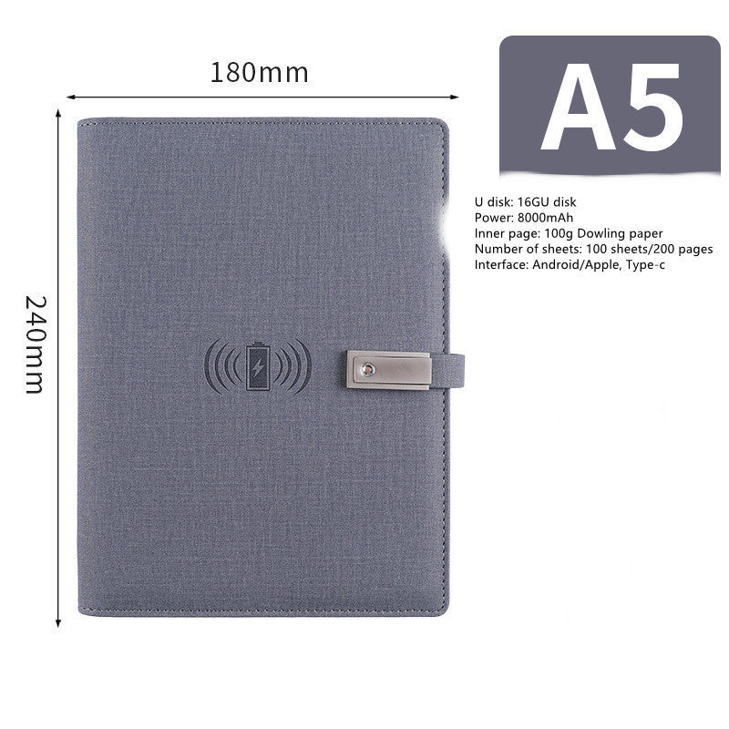 Bloc-notes Multifonction avec Batterie Externe et Clé USB