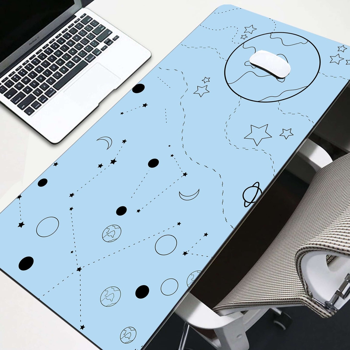 Tapis de Bureau “Chat & Café”