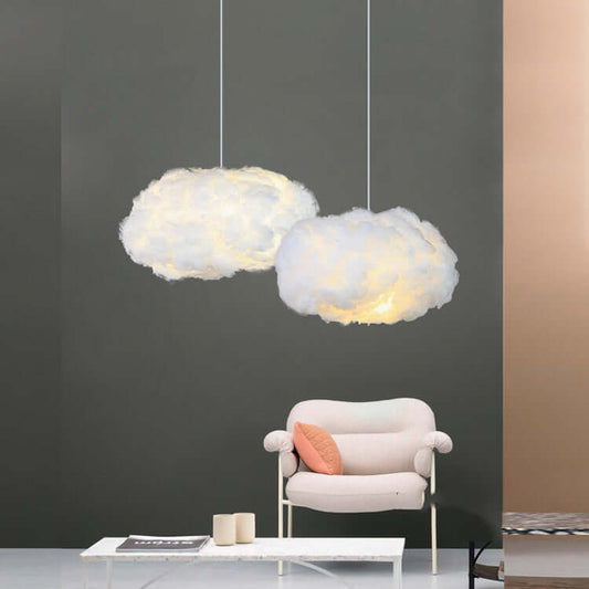 Lustre créatif en forme de nuage