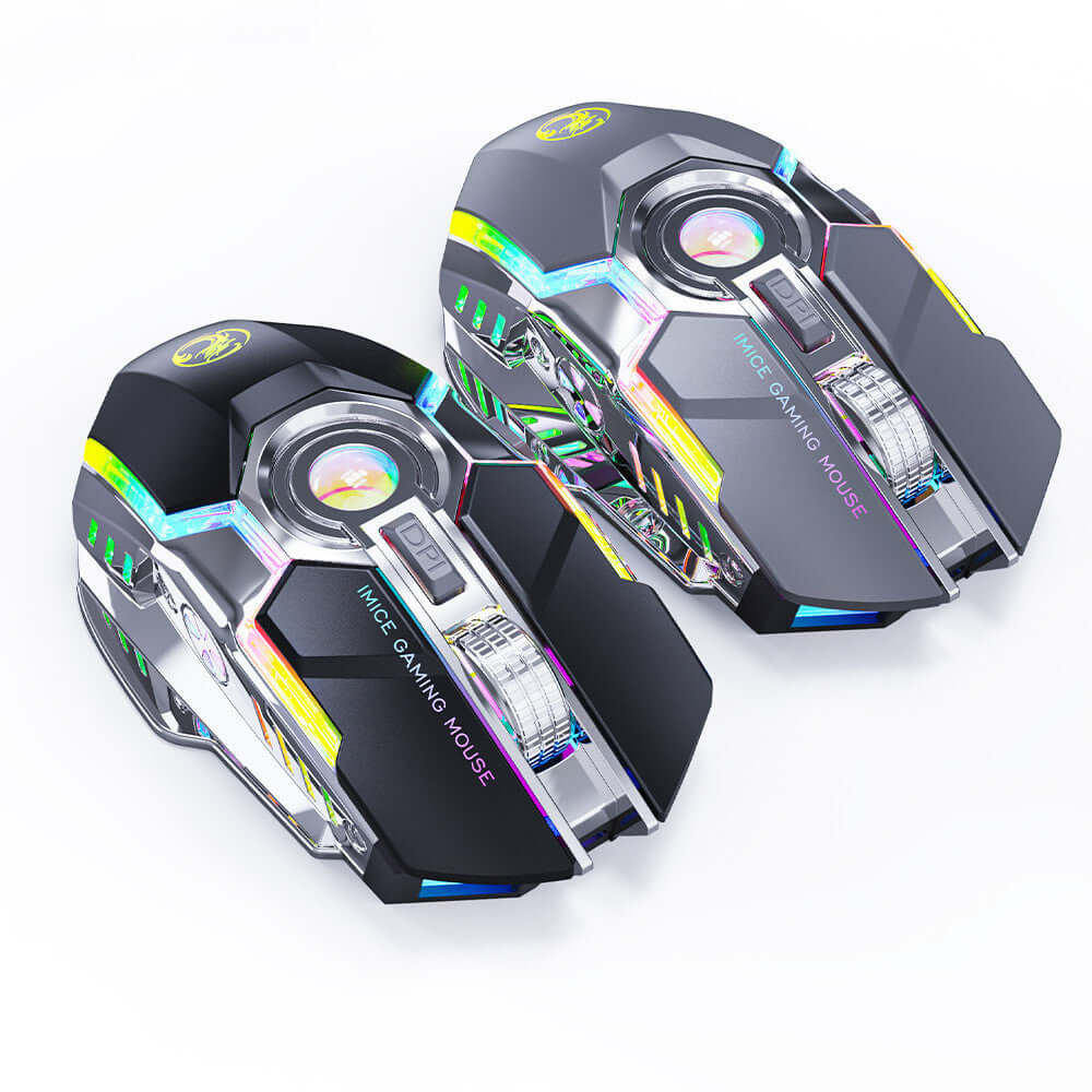 Souris Gaming Sans Fil RGB – Modèle Horse Racing