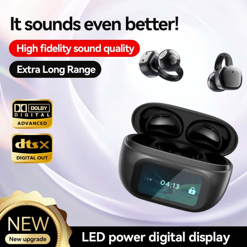 Casque Bluetooth à grand écran tactile