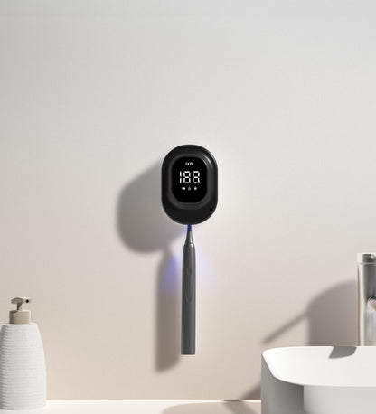 Stérilisateur UV pour brosse à dents – support mural individuel, sans perçage, électrique