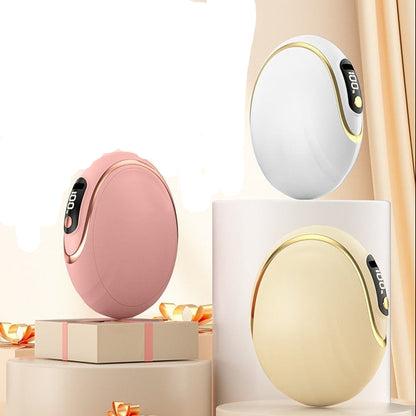 Chauffe-mains digital électroplaqué – affichage numérique, rechargeable USB, 3 capacités, 2 couleurs