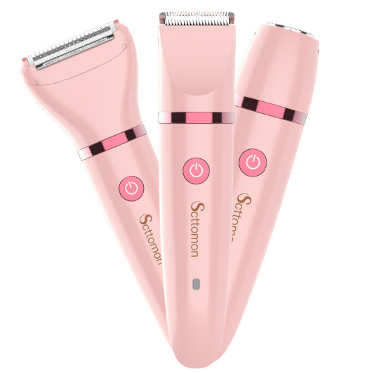 Rasoir électrique 3‑en‑1 pour femme