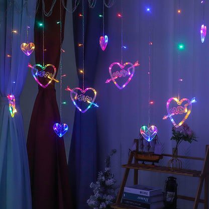Rideau lumineux LED “Love” – Décoration romantique pour chambre et fêtes