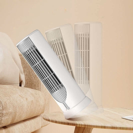 Chauffage portable double ventilateur – Silencieux, rapide, idéal pour bureau et maison