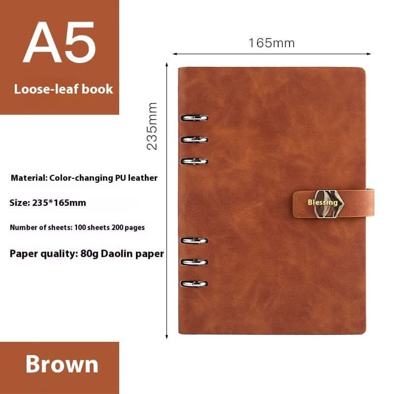 A5 loose-leaf notebook
