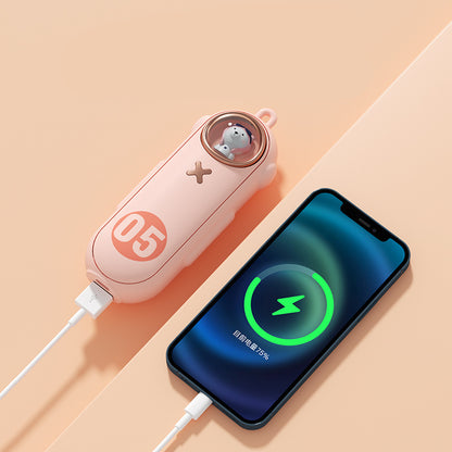 Mini batterie externe USB – power bank portable, format compact, recharge mobile, 2 couleurs