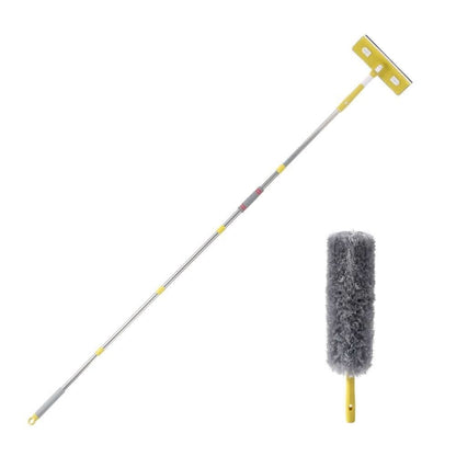 Nettoyeur de vitres avec manche rallongeable