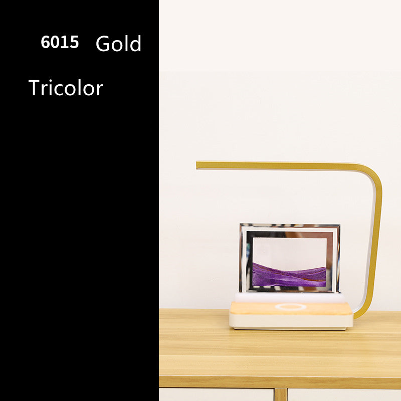 Lampe créative sablier LED 3D – décompression, peinture sable mouvant