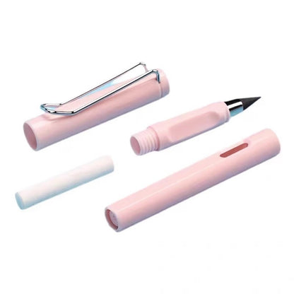 Crayon éternel sans taillage – pointe remplaçable, écriture infinie, 6 couleurs Morandi