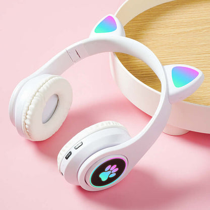Casque Lumineux à Oreilles de Chat