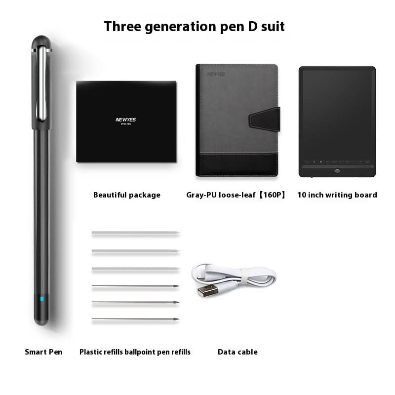 Ensemble d’écriture intelligent – stylo numérique + carnet connecté, synchronisation en temps réel