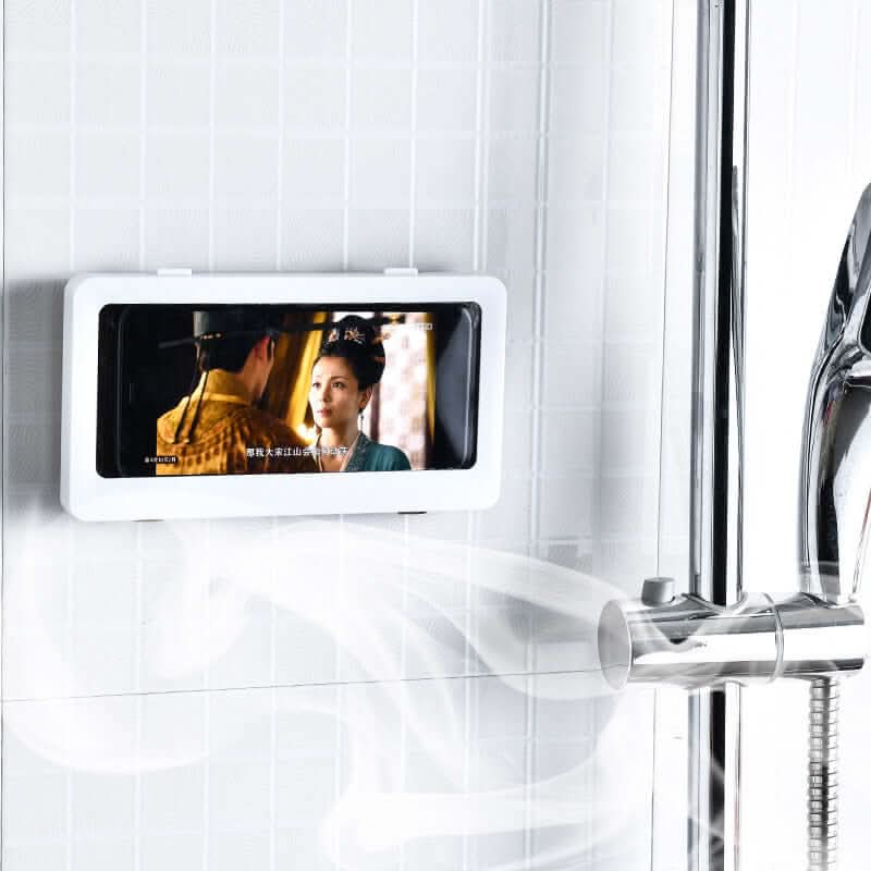 Étui de téléphone étanche pour salle de bain – Support mural rotatif sans perçage