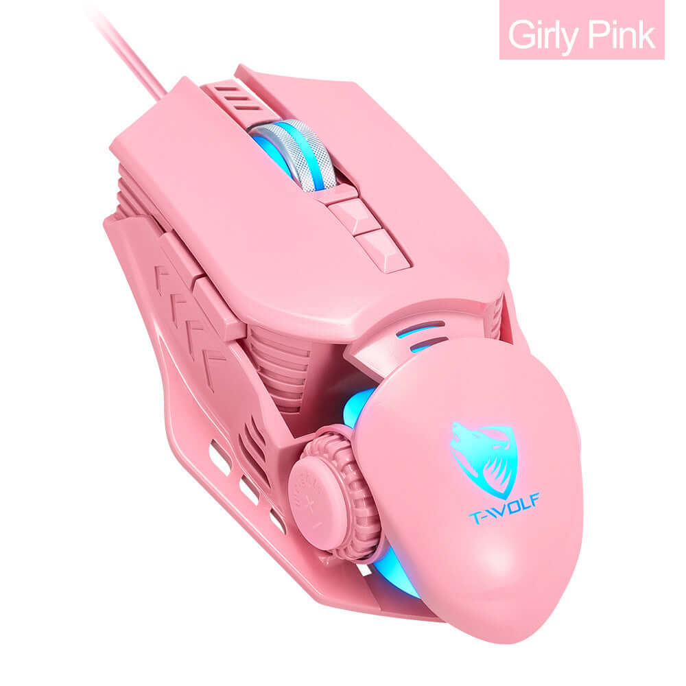 Souris de jeu mécanique lestée Macro E-sports