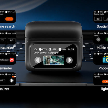 E20PRO Écouteurs Bluetooth intra-auriculaires – écran tactile & réduction de bruit active ANC