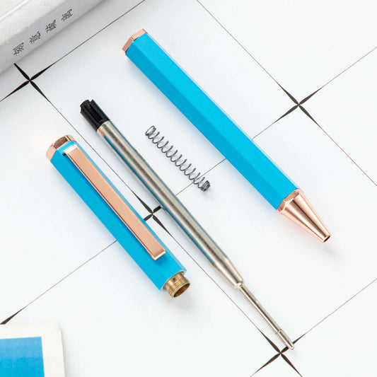 Stylo à Bille Métallique Hexagonal