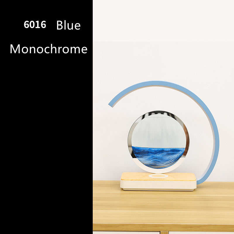 Lampe créative sablier LED 3D – décompression, peinture sable mouvant