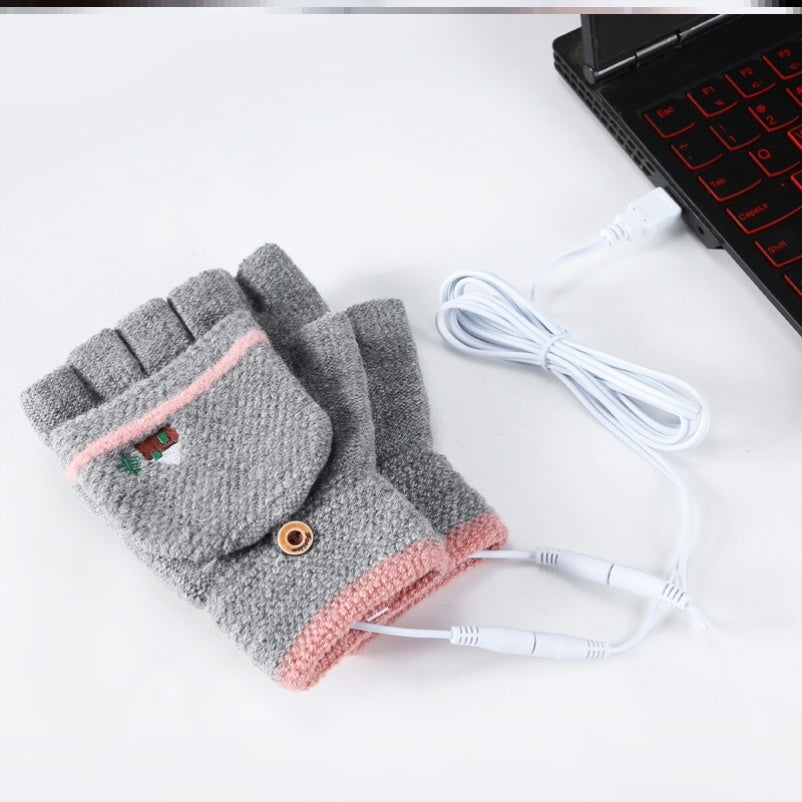 Gants chauffants électriques USB – enfants du primaire, chauds et confortables