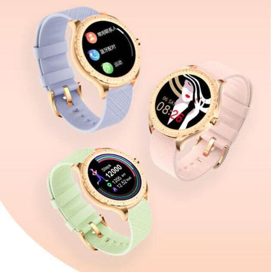 Women's Round Dial Multi-Function Smartwatch