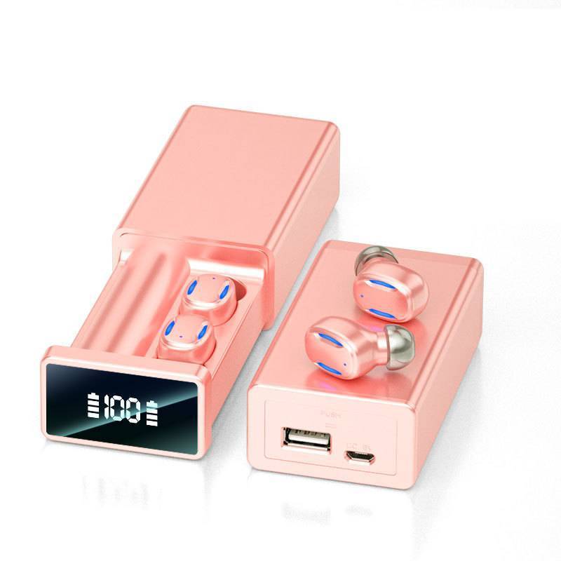 Écouteurs Bluetooth TWS Mini – sport intra-auriculaires, contrôle tactile, ultra longue autonomie