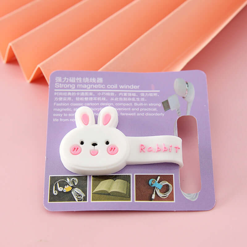 Organiseur de Câbles Magnétique en Silicone