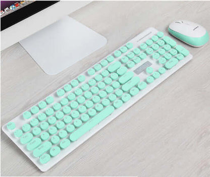 Ensemble clavier et souris rétro Steampunk