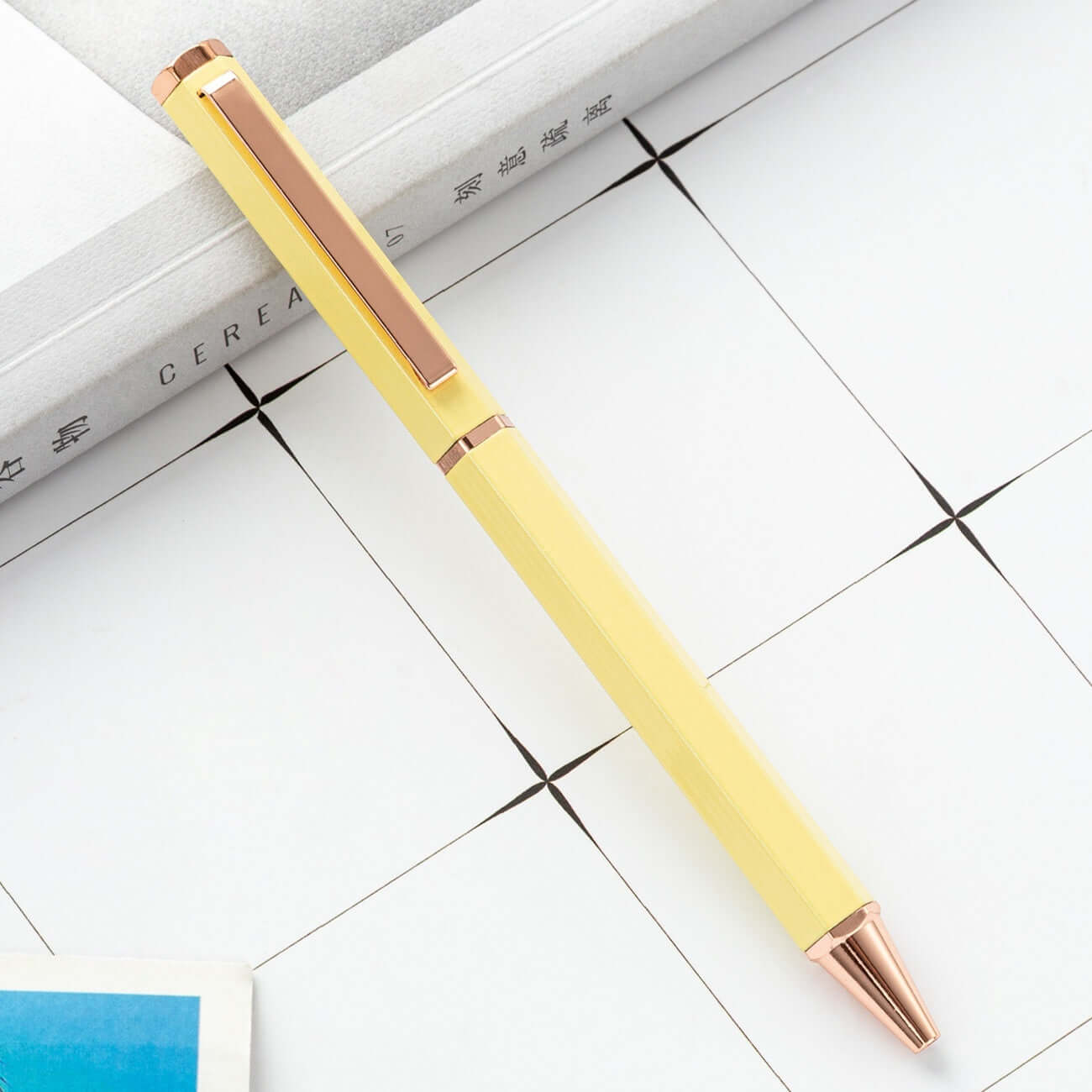 Stylo à Bille Métallique Hexagonal
