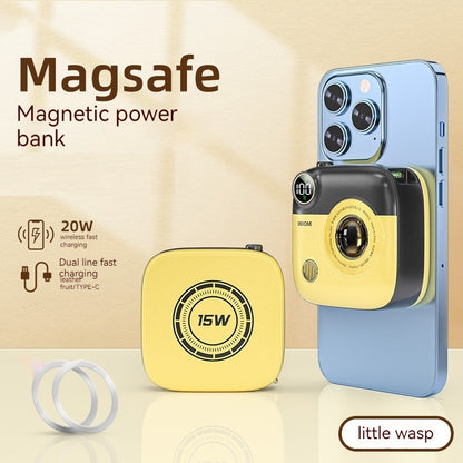 Creative Portable Wireless Magnetic Camera Modeling Power Bank