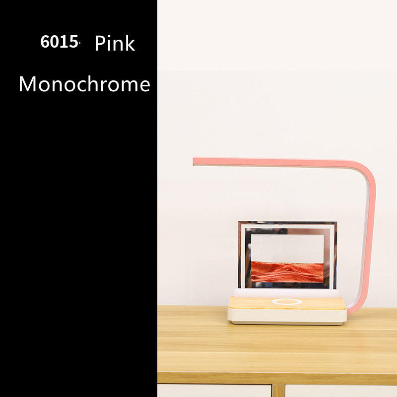 Lampe créative sablier LED 3D – décompression, peinture sable mouvant