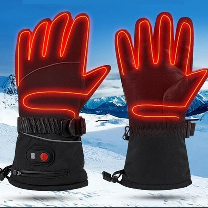 Gants chauffants électriques – moto, ski et sports de plein air, chauds et imperméables