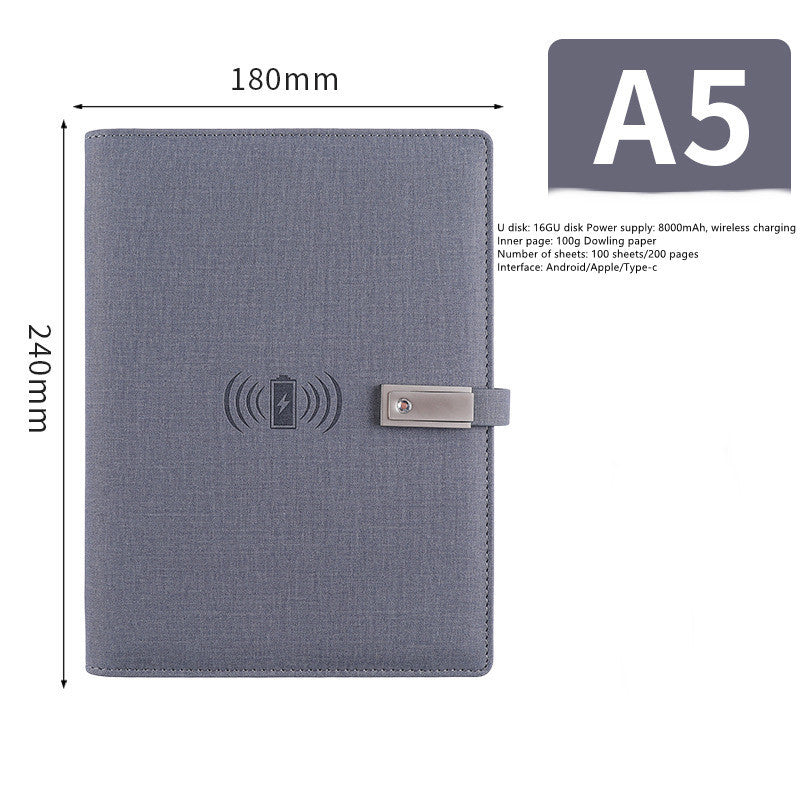 Bloc-notes Multifonction avec Batterie Externe et Clé USB