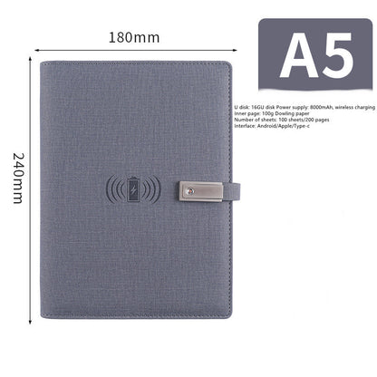 Bloc-notes Multifonction avec Batterie Externe et Clé USB